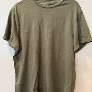 H&M Dark Green Men's Short Sleeve Tee